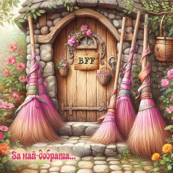 забавна-картичка-за-съпруга-или-майка-със-метли-на-вещици