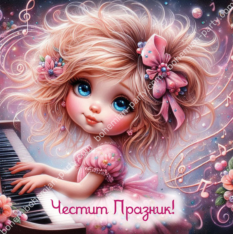 поздравителна-картичка-за-момиченце-с-пиано